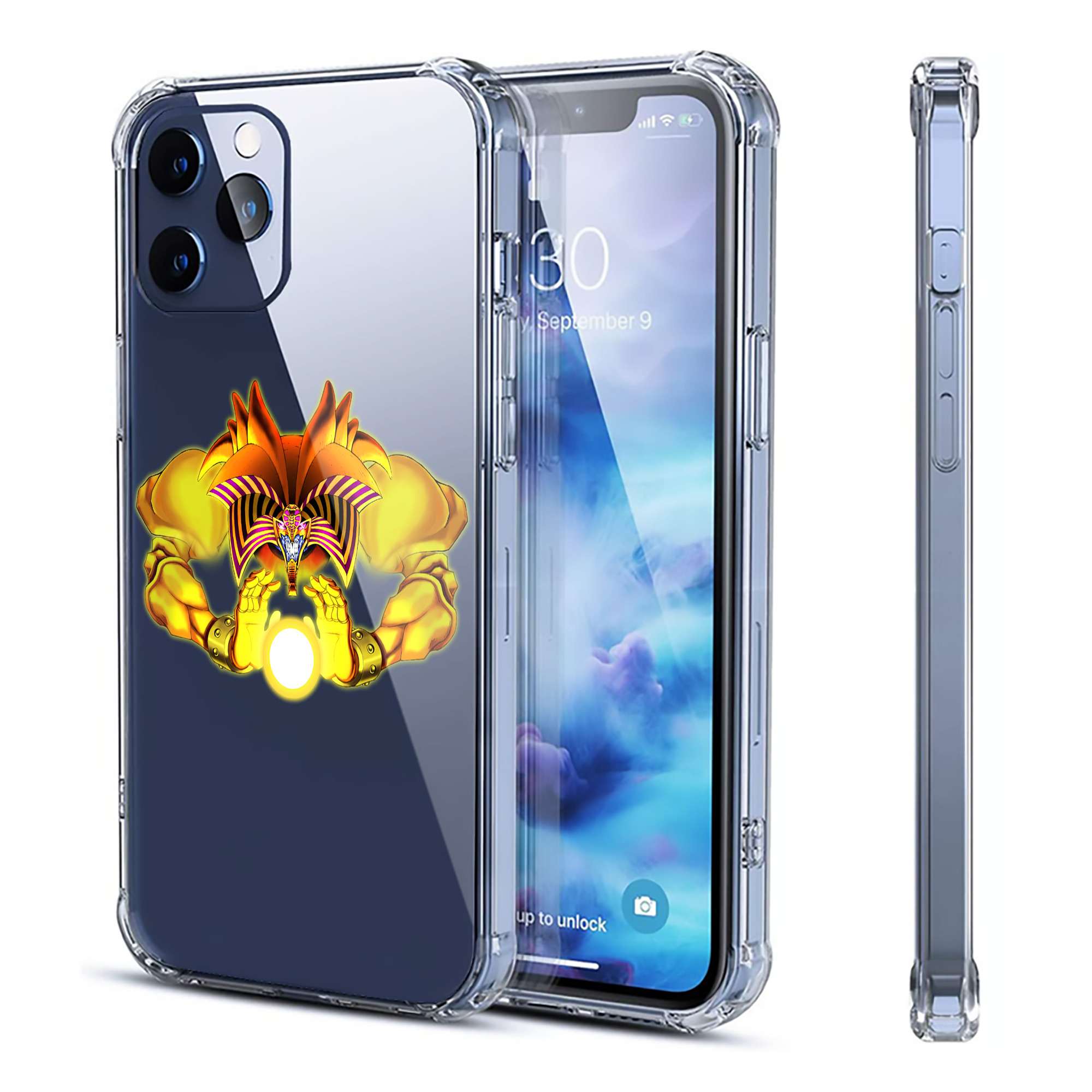 （画像用） 遊☆戯☆王 Yu-Gi-Oh! 【iPhone 12シリーズ対応】透明スマホケース（クリアソフトケース）